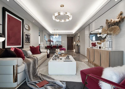 飛視設計-典雅輕奢生活，143m樾雋中央樣板間