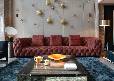 奢華與時尚碰撞，詮釋450㎡頂豪復(fù)式新格調(diào)