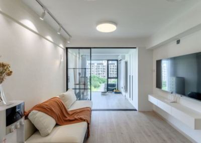 北歐風(fēng)一居室，竟然同時(shí)擁有兩個(gè)“客廳”！