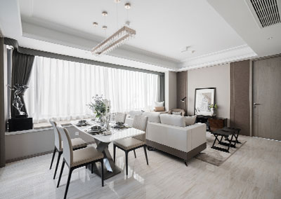 大家云上金銘府樣板房：空間的獨(dú)立與歸屬